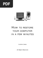 Restore Your Computer