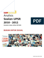 Analisis Soalan UPSR 2010 - 2012