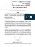 Power Flow Control With Upfc in Power Transmission System