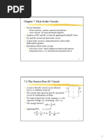 Circuitry Ch07 First-Order Circuits