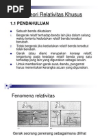 Bab 1 Teori Relativitas Khusus (PPT in PDF