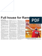 Full House For Rams' Return (The Star, April 4, 2014)