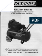 Blackridge BRC180 Air Compressor Supercheap Auto Manual