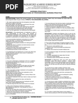 Nursing Practice I