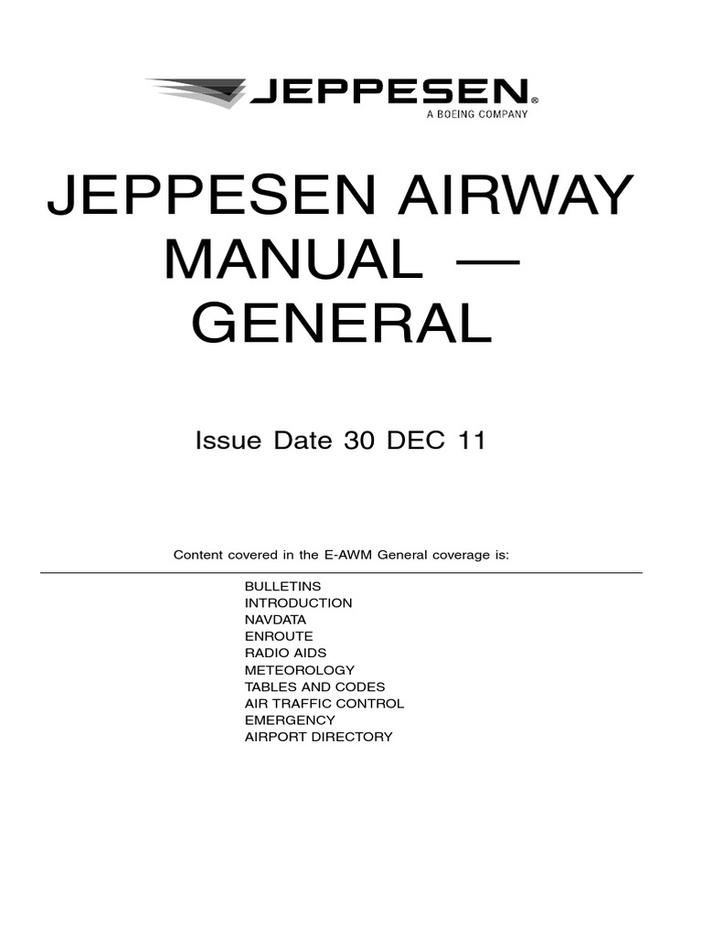 Jeppesen Airway Manual | PDF | Aviation | Aerospace