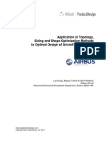 Airbus Application of Topology Sizing and Shape Optimization Methods