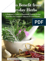 How To Benefit From Everyday Herbs