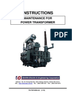 Maintenance Manual Of Transformer