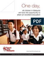 Teach for Malaysia Info Booklet (English)