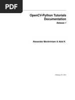 Download Opencv Python Tutroals by BryanGumelar SN218973725 doc pdf