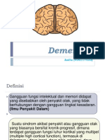 Demensia Penyebab dan Gejala