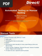 Download Automated Testing vs Manual Testing by kuttyparu SN21897521 doc pdf