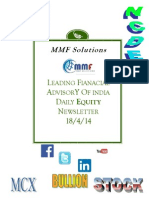 MMF Solutions: L F A YO D E N 18/4/14