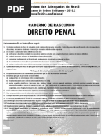 Fgv 2010 Oab Oab Segunda Fase Direito Penal Prova