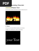 Como Fazer Letras em Chamas No Photoshop