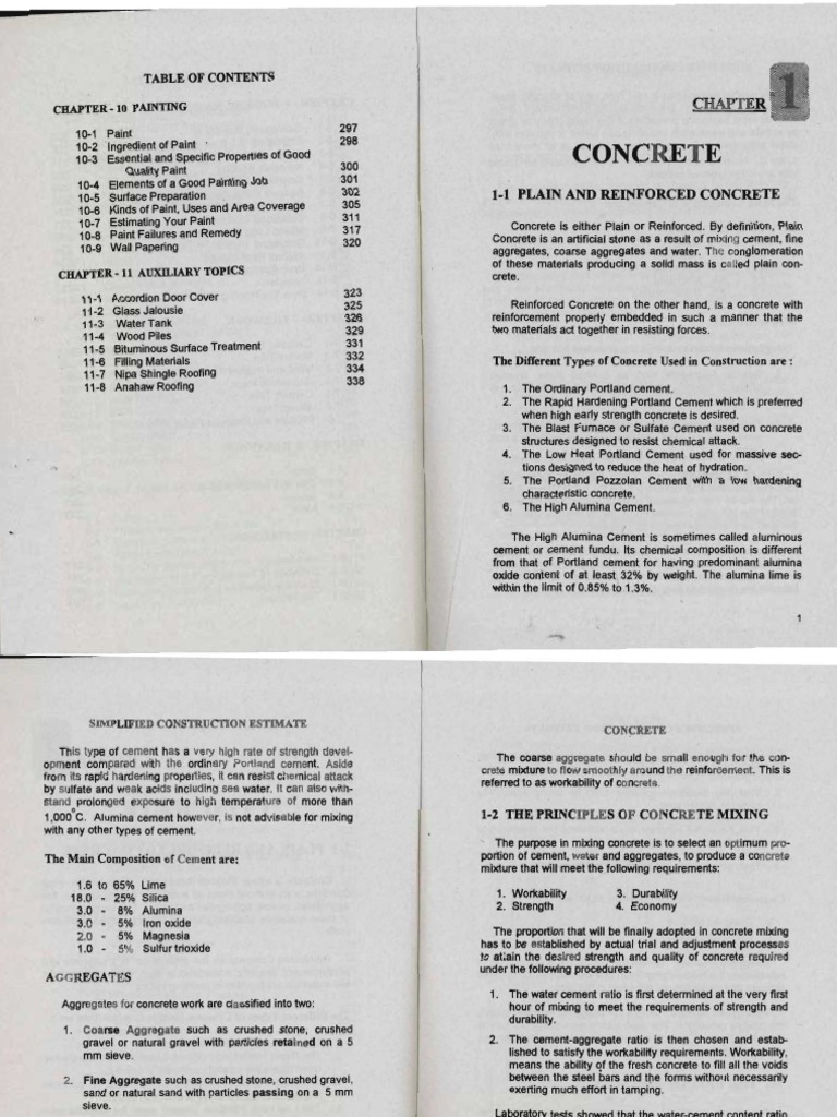 Estimate By Max Fajardo Foot Unit Concrete