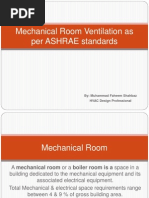 Download Mechanical Room Ventilation - Presentation by Muhammad Faheem Shahbaz SN218989158 doc pdf