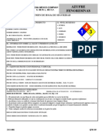 Azufre fenoresinas hoja seguridad