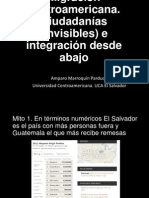 Migración Centroamericana Consideraciones y Retos para La Integración