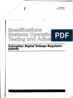 Caterpillar Digital Voltage Regulator - Service Manual