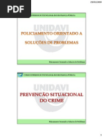 POP - Prevenção Situacional do Crime