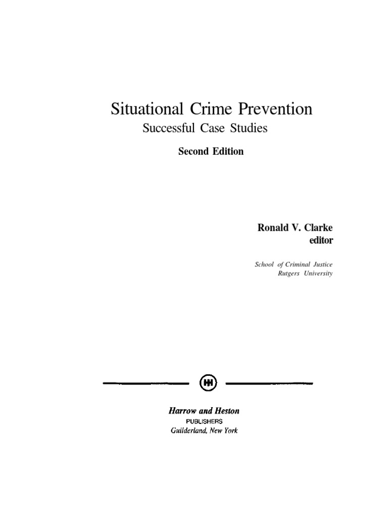 Situational Crime Prevention | PDF | Crime Prevention | Criminology