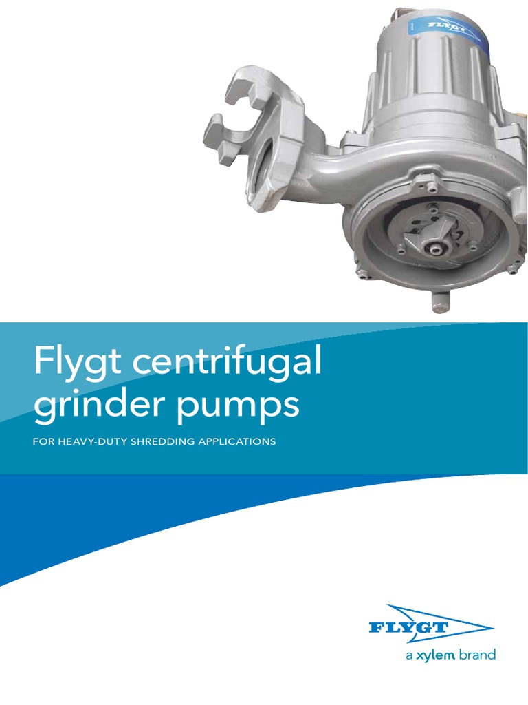 Flygt Centrifugal Grinder Pump (893772) Sanitary Sewer Pump