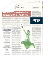 El movimiento bolivariano es fascista