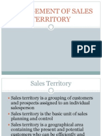 Sales Territory and Sales Quota
