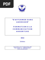 Syllabus Formation Assertivite 2012