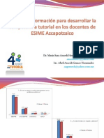 24.Modelo de formación para desarrollar la competencia tutorial en los docentes de ESIME Azcapotzalco