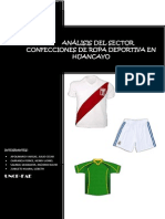 Análisis ropa deportiva Huancayo