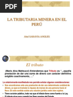Tributacion Minera en El Peru