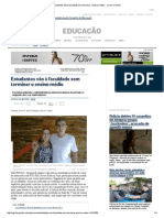 Estudantes Vão À Faculdade Sem Terminar o Ensino Médio - Jornal O Globo