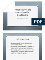 7 Abril 2014_ Introducción a la comunicación Académica