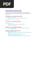 Delete Duplicate Records From A Table: Task For SQL