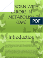 Newborn With Errors in Metabolism - Diabetes Mellitus