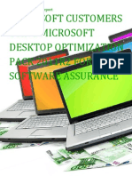 Microsoft Customers Using Microsoft Desktop Optimization Pack 2011R2 For Software Assurance - Sales Intelligence™ Report