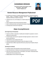 Muhammad Zeeshan: Human Resource Management Professional