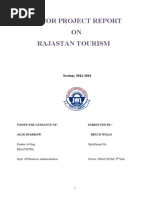 Major Project Report On Rajastan Tourism (Tourism Project) .