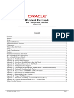 Raccheck User Guide: Rac Configuration Audit Tool