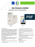 Crompton Greaves Limited: 12kV Indoor Vacuum Circuit Breaker