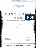 Salieri - Concertino de Cámara Flauta y Cuerdas