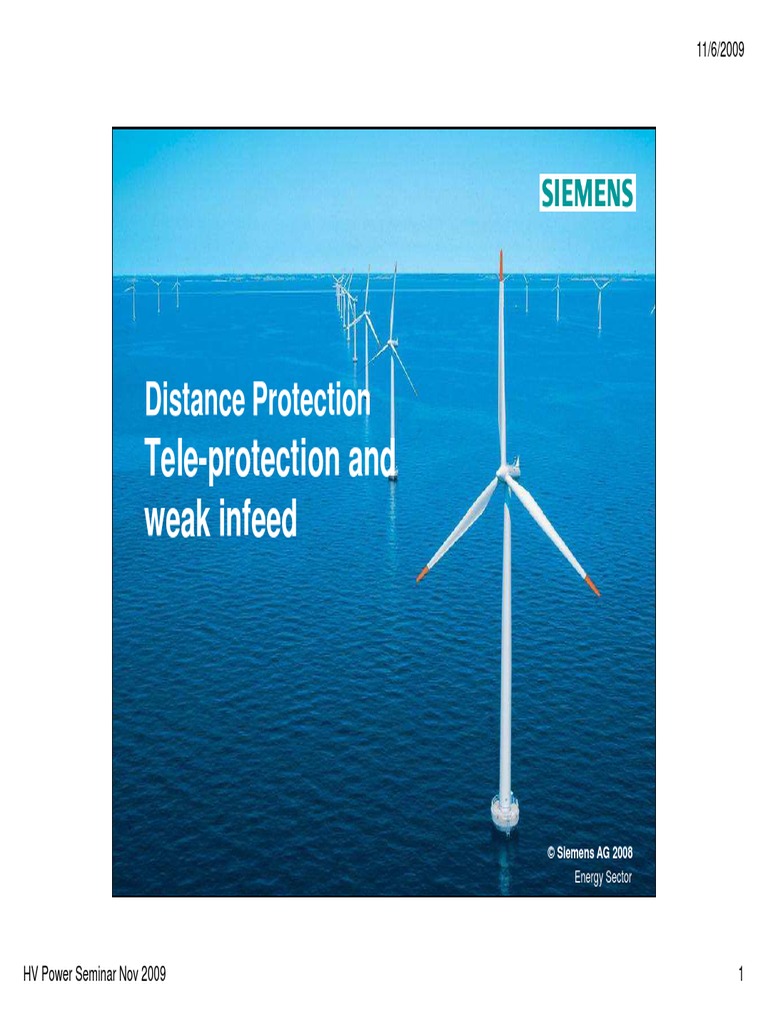 Day 2 Part 4 Teleprotection and Weak Infeed | PDF | Data Transmission ...