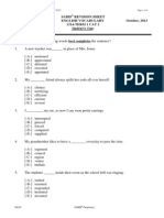 Ali Vocabularoylish Vocab Revision Sheet CAT 1.2 T1