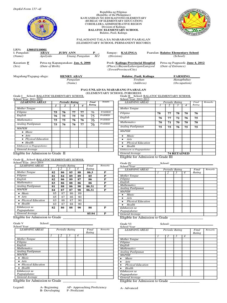 Elementary Student Progress Reports: A Comprehensive Look at Judy Abay ...