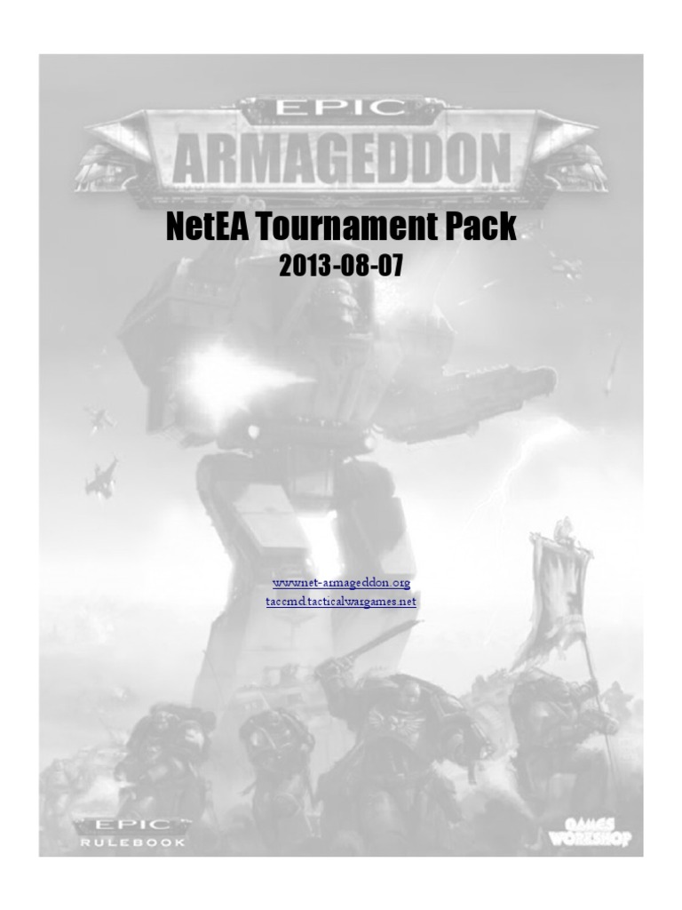 Epic 40K Living Rulebook Aug 2013 | PDF | Leisure