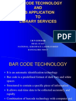 Bar Code Technology AND Its Application TO Library Services: Head, Icast National Aerospace Laboratories BANGALORE-560017