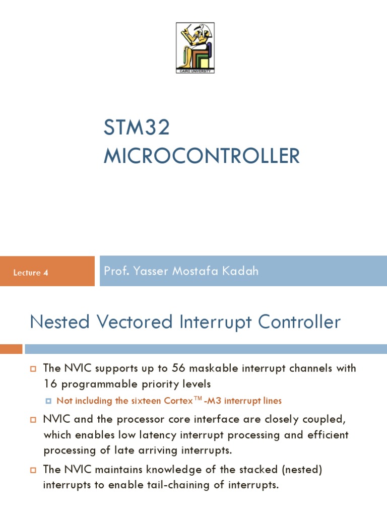 STM32 Lec4 | PDF