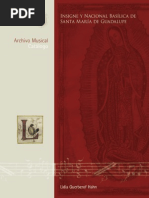 Archivo Musical Basilica de Guadalupe